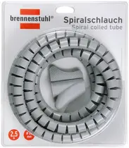 brennenstuhl Tuyau spiralé pour câbles, longueur: 2,5 m,gris