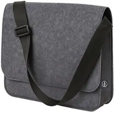 STOP Sacoche pour laptop, feutre RPET, gris foncé