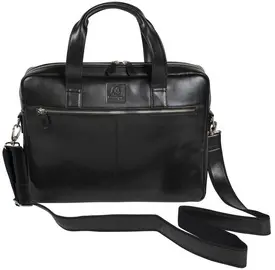 EXACOMPTA Sacoche ordinateur EXACTIVE, cuir, noir