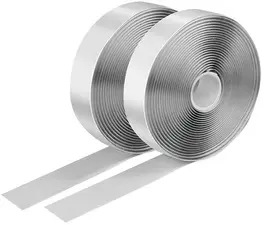 LogiLink Ruban auto-agrippant, set de 2, 25 mm x 5 m, blanc