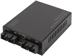 DIGITUS Convertiseur média Gigabit Multimode vers Singlemode