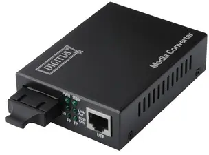 DIGITUS convertisseur média Fast Ethernet, SC/RJ45,multimode