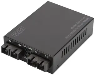 DIGITUS Convertisseur de média multimode/monomode Fast