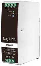LogiLink Bloc d'alimentation pour rail DIN, 120W, 24V, blanc