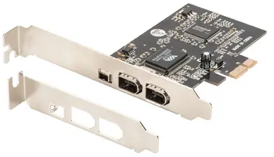 DIGITUS Carte PCI Express FireWire 1394a, 2+1 ports