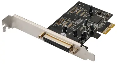 DIGITUS Carte PCI Express parallèle, 1 port + Low Profile
