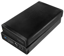 LogiLink Boîtier pour disque dur SATA 3,5", USB 3.0, noir