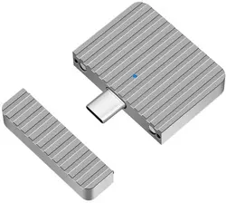 LogiLink Boîtier SSD externe, USB-C - PCIe NVMe, argent