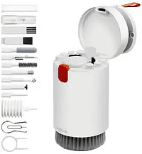 LogiLink Kit de nettoyage 20 en 1, 21 pièces, blanc