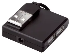 DIGITUS hub USB 2.0, 4 ports, noir