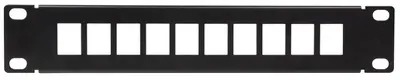 LogiLink Panneau de brassage keystone 10", noir