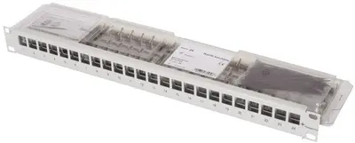 Telegärtner Support de module 19" avec 24 ports AMJ-S, T568A