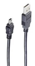 shiverpeaks BASIC-S Mini câble USB 2.0, USB-A - 5 Pol USB-B