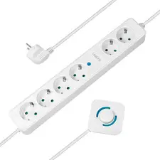 LogiLink Multiprise, 6 prises, 4 avec interrupteur à pied