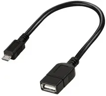 LogiLink Câble USB, micro USB mâle - USB femelle