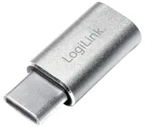 LogiLink Adaptateur USB, USB-C mâle - micro USB femelle