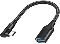 LogiLink Câble adaptateur USB 3.2 Gen2, USB-C - USB-A, 0,2 m