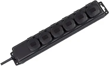 brennenstuhl Multiprise IP44, 6 prises