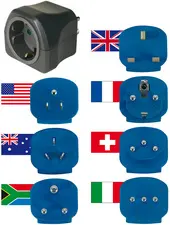 brennenstuhl Jeu de fiches secteur avec 7 prises
