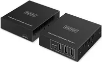 DIGITUS Extenseur USB 3.2 Gen1, 5 Gbps, 4 ports, noir