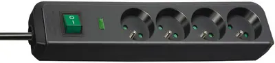 brennenstuhl Prolongateur multiprise "Eco-Line", 4 prises