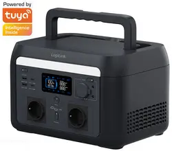 LogiLink Chargeur mobile/Powerstation, 600 watts, noir