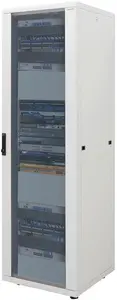 LogiLink Baie réseau 19", 22 U, gris clair (RAL 7035)