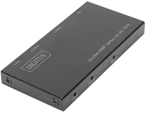 DIGITUS Répartiteur HDMI extra-plat, 1x2, 4K/60 Hz, noir