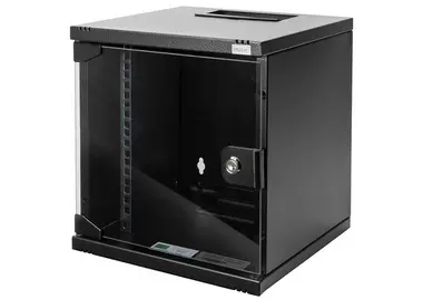 DIGITUS Coffret mural 10", 6 U, (L)312 x (P)300 mm, noir