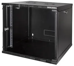 LogiLink Coffret mural 19", démonté, 15 U, noir