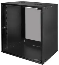 LogiLink Coffret mural 19" ECO, 12 U, assemblé, noir