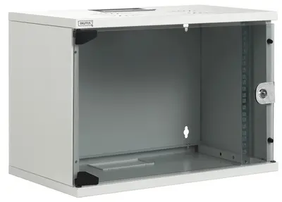DIGITUS Coffret mural 19" SoHo, 12 U, démonté, gris