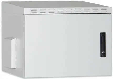 DIGITUS Coffret mural 19" OUTDOOR, 12 U, gris clair