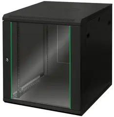 DIGITUS Boîtier mural 19" Dynamic Basic, 12 U, noir