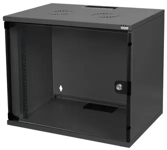 DIGITUS Coffret mural SOHO 19", non monté, 7 U, noir