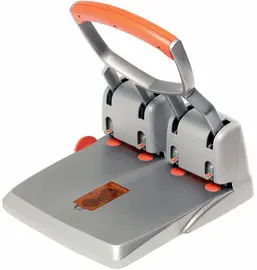 Rapid Perforateur 4 trous Supreme HDC150/4, argent/orange