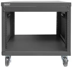 DIGITUS Monture universelle 19", avec roulettes, 8 U, noir