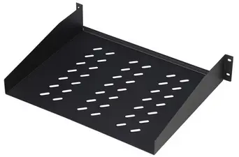 DIGITUS étagère 19", 2U, montage fixe, profondeur: 370 mm