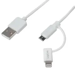 LogiLink Câble de synchronisation & de charge, 1,0 m