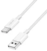 LogiLink Câble USB 2.0, USB-A - USB-C, 1,0 m, blanc