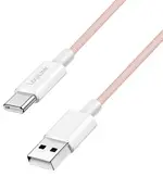 LogiLink Câble USB 2.0, USB-A - USB-C, 1,0 m, rose