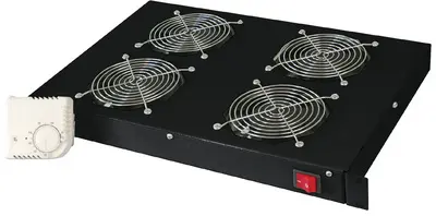 DIGITUS Unité de ventilation 19", 1U, 4x ventilateurs 120mm