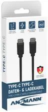 ANSMANN Câble de données & de charge, USB-C - USB-C mâle