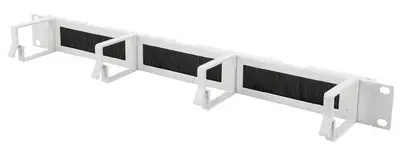 DIGITUS Panneau guide-câble 19", 4 étriers guide-câble