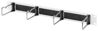 DIGITUS Panneau de rangement pour câbles 19" avec supports