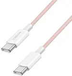 LogiLink Câble USB 2.0, USB-C - USB-C, 1,0 m, rose
