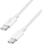 LogiLink Câble USB 2.0, USB-C - USB-C, 1,0 m, blanc