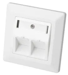 DIGITUS Boîtier vide pour module Keystone, 2 compartiments