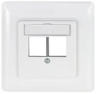 LogiLink Boîtier d'encastrement pour module Keystone 2 ports