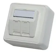 Telegärtner AMJ boîtier mural, 80 x 80 mm, blanc alpin